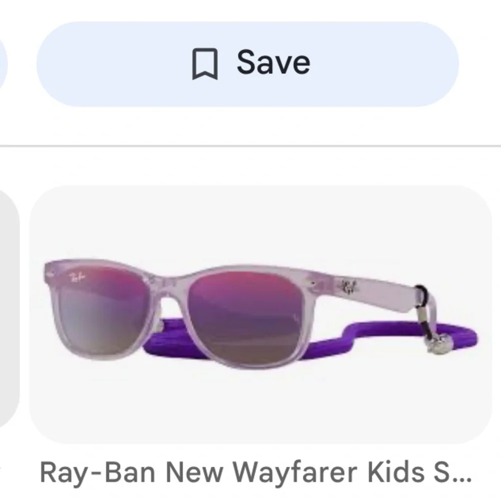 Ray-Ban wayfarer Lavender Sunglasses with Burgundy Case never used.